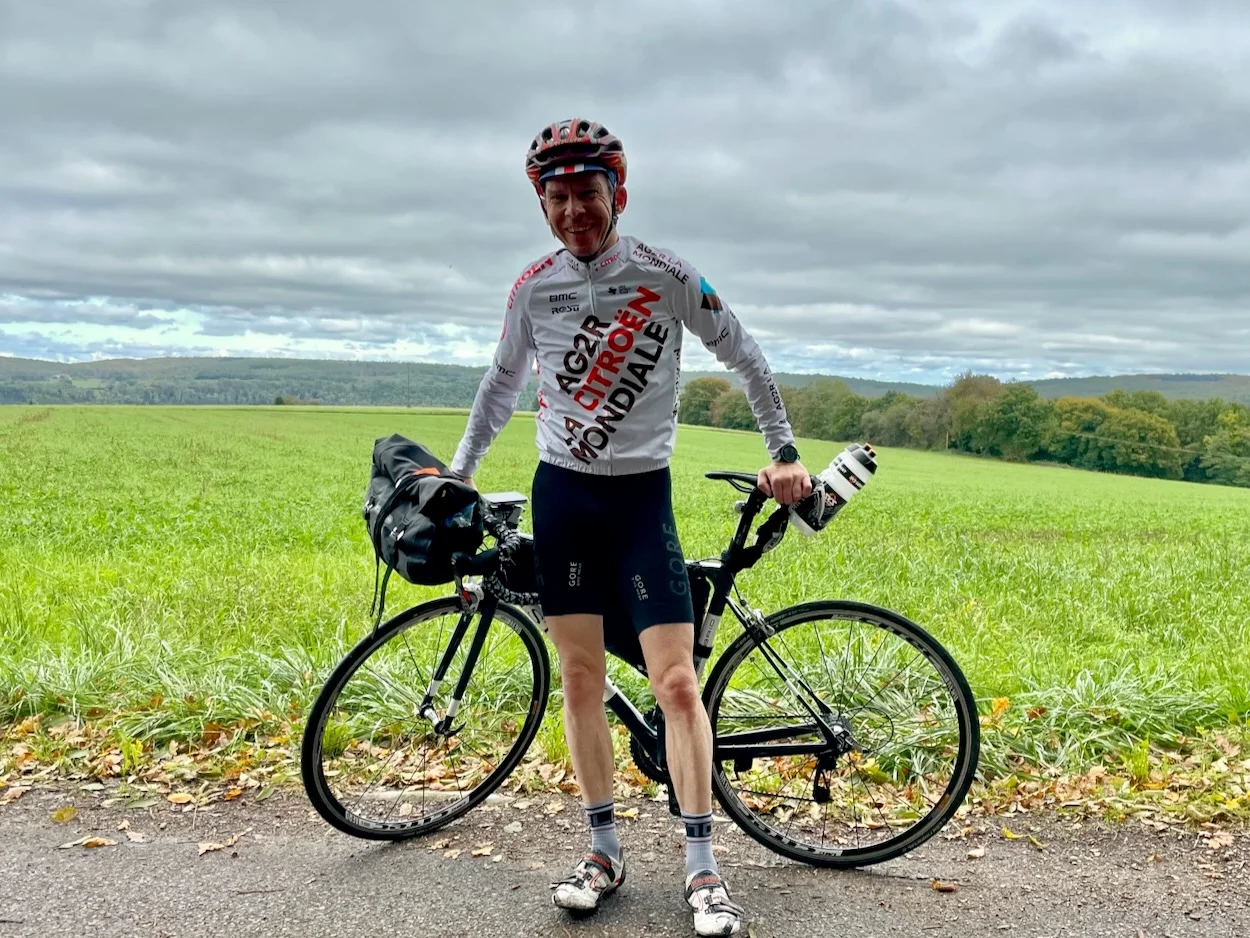 Jens beim Bikepacking