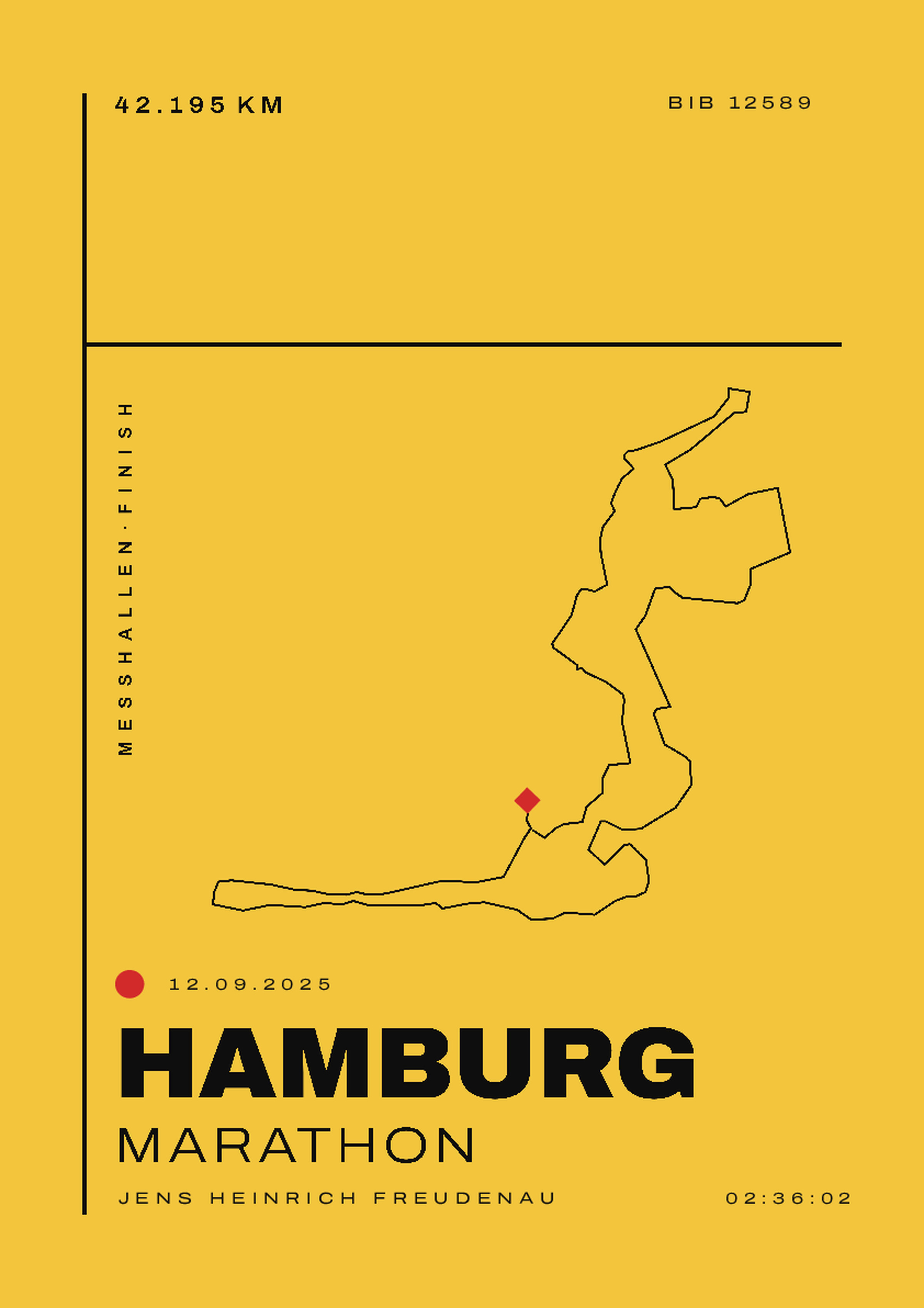 Hamburg Marathon Mono