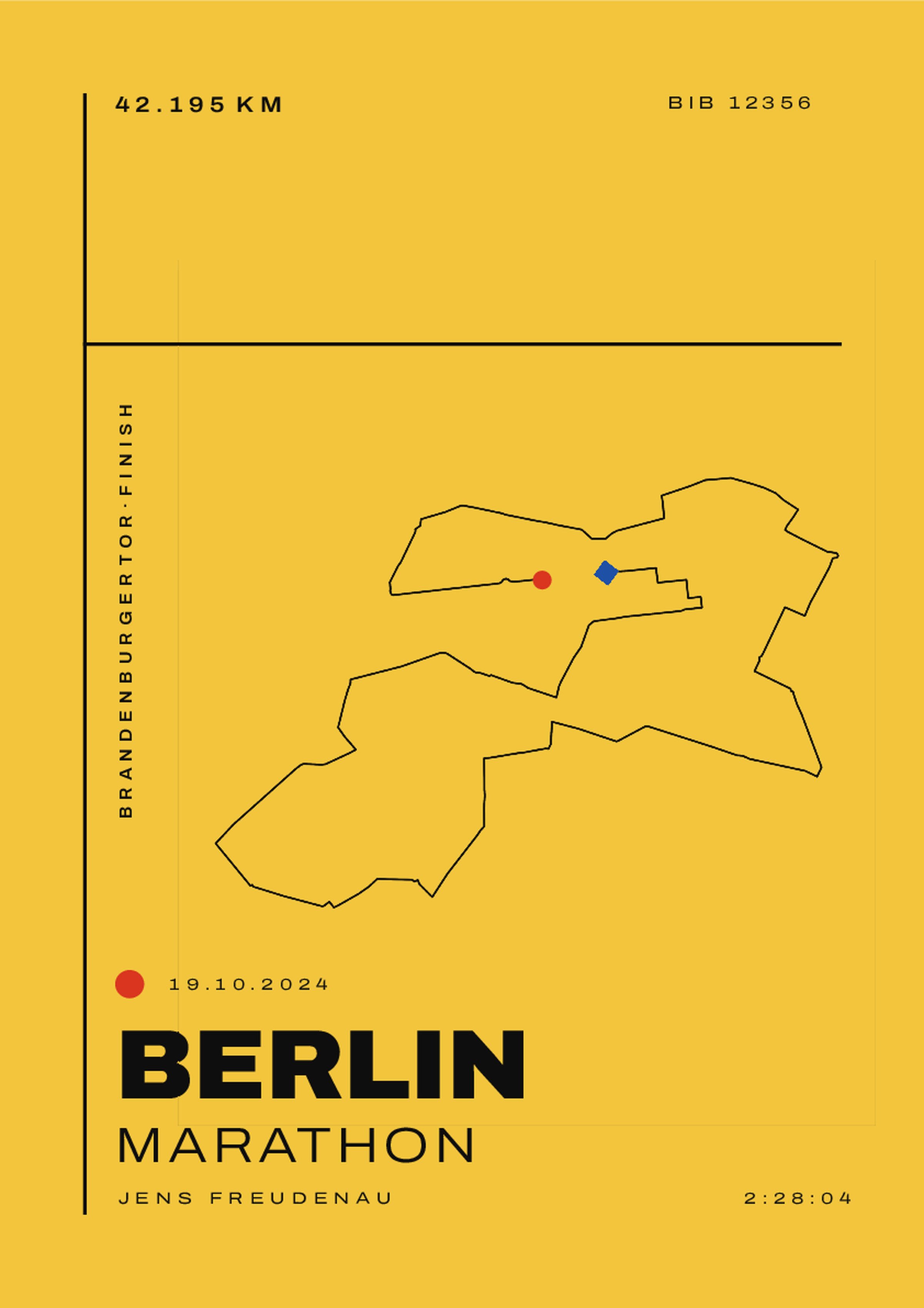 Berlin Marathon Mono
