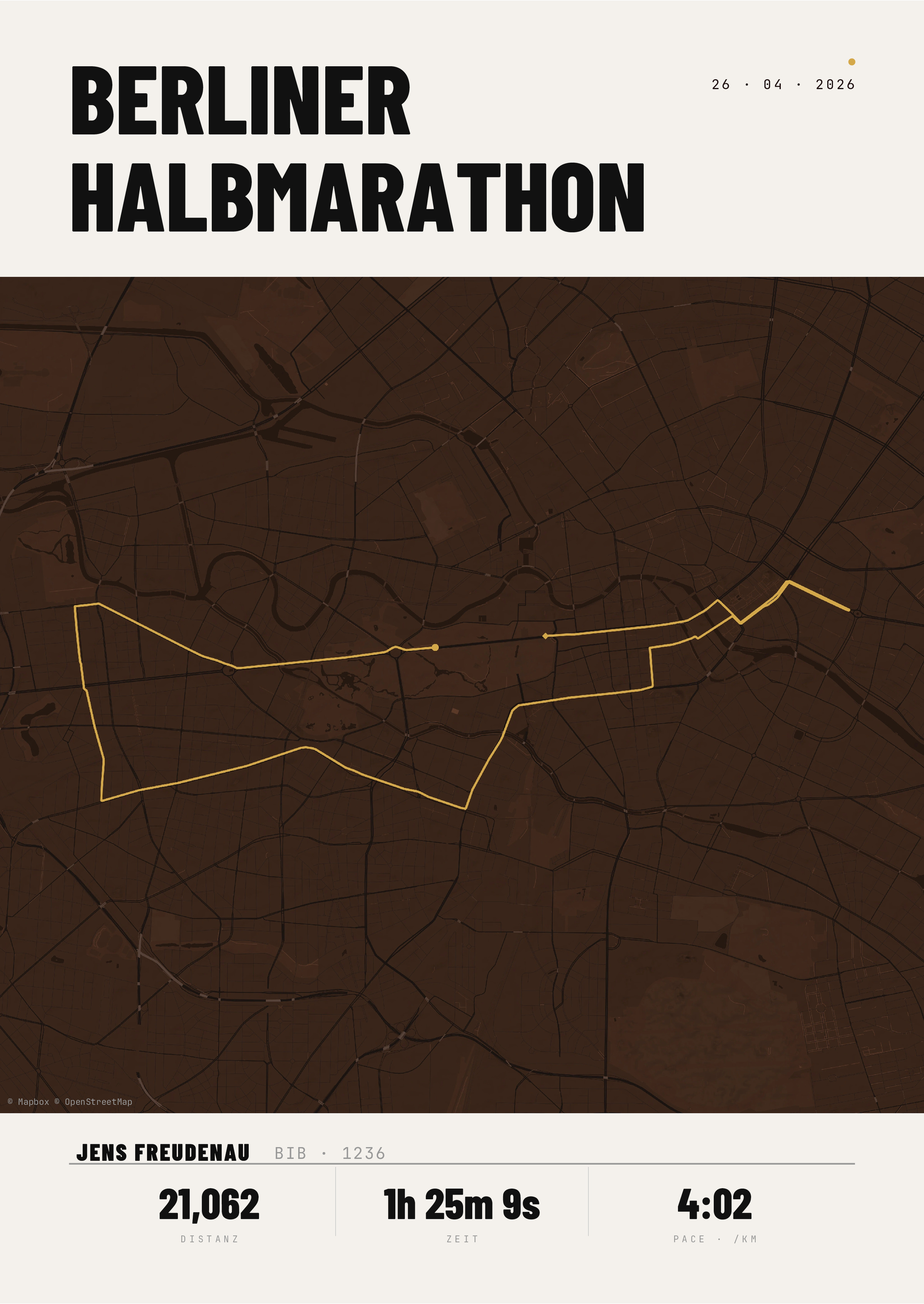 Affiche du semi-marathon Détails