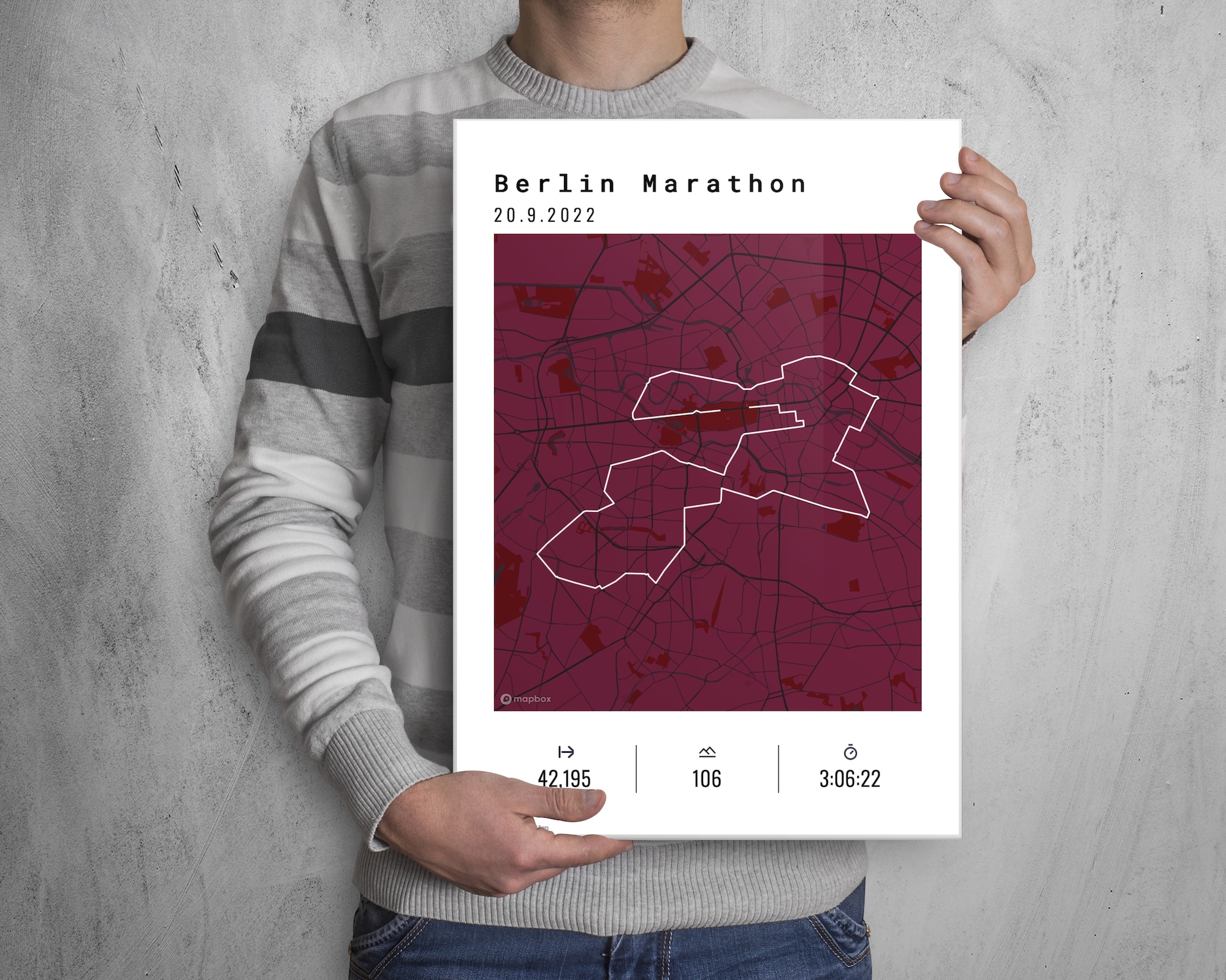 Berlin Marathon Poster Mockup
