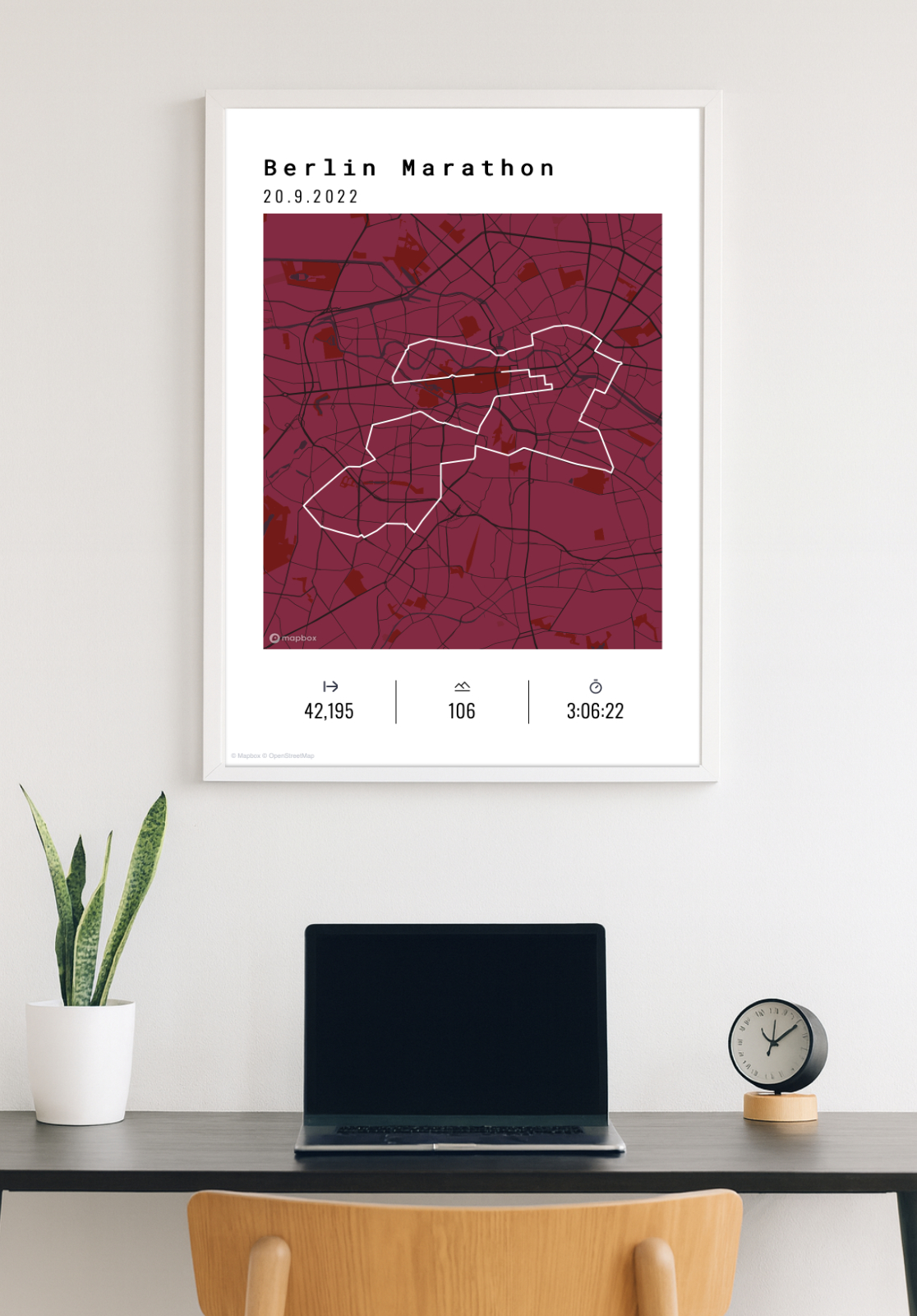 Maqueta de Póster de Carrera