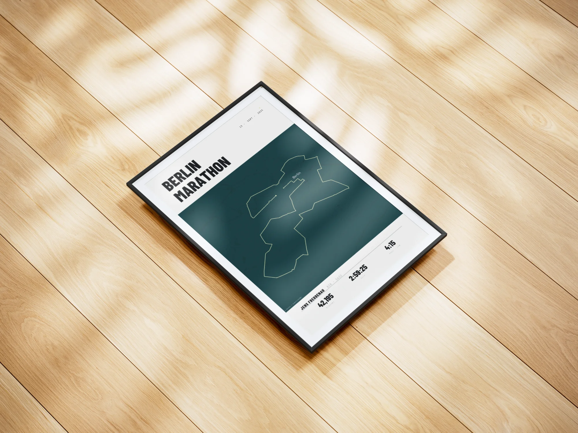 Berlin Marathon Poster Wandbild