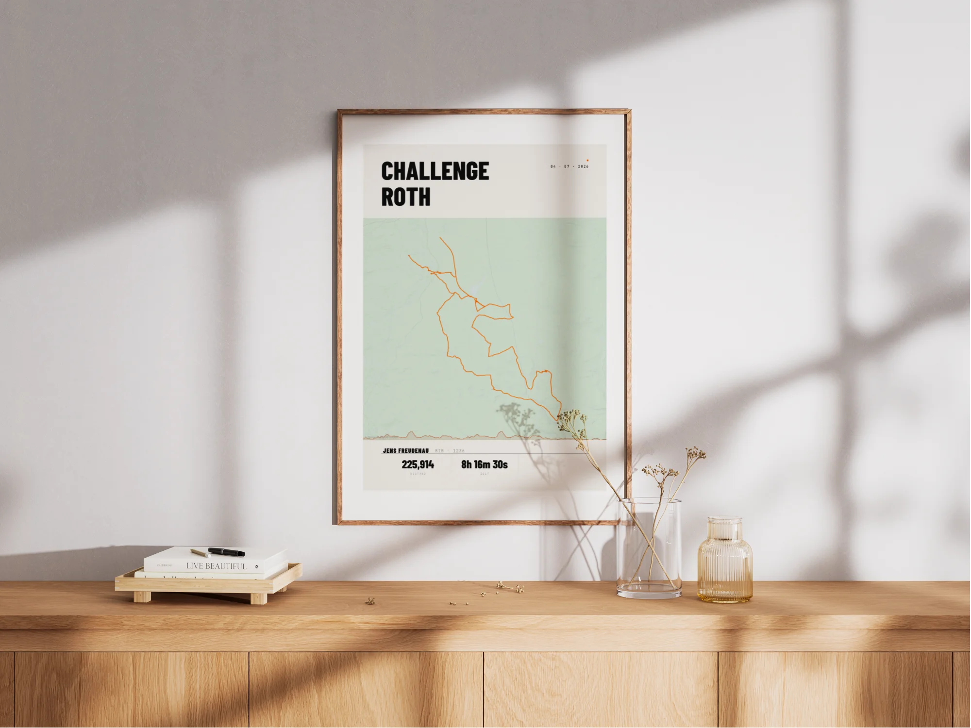 Maquette d'affiche du Challenge Roth