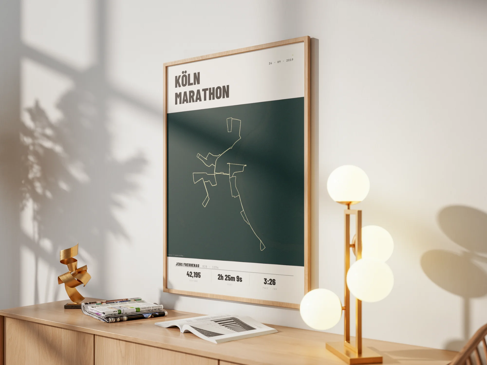 Poster de Marathon Peinture murale