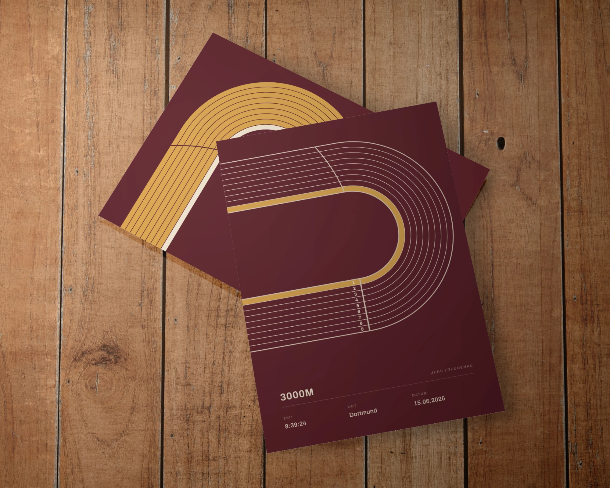 Laufbahn-Poster Wine