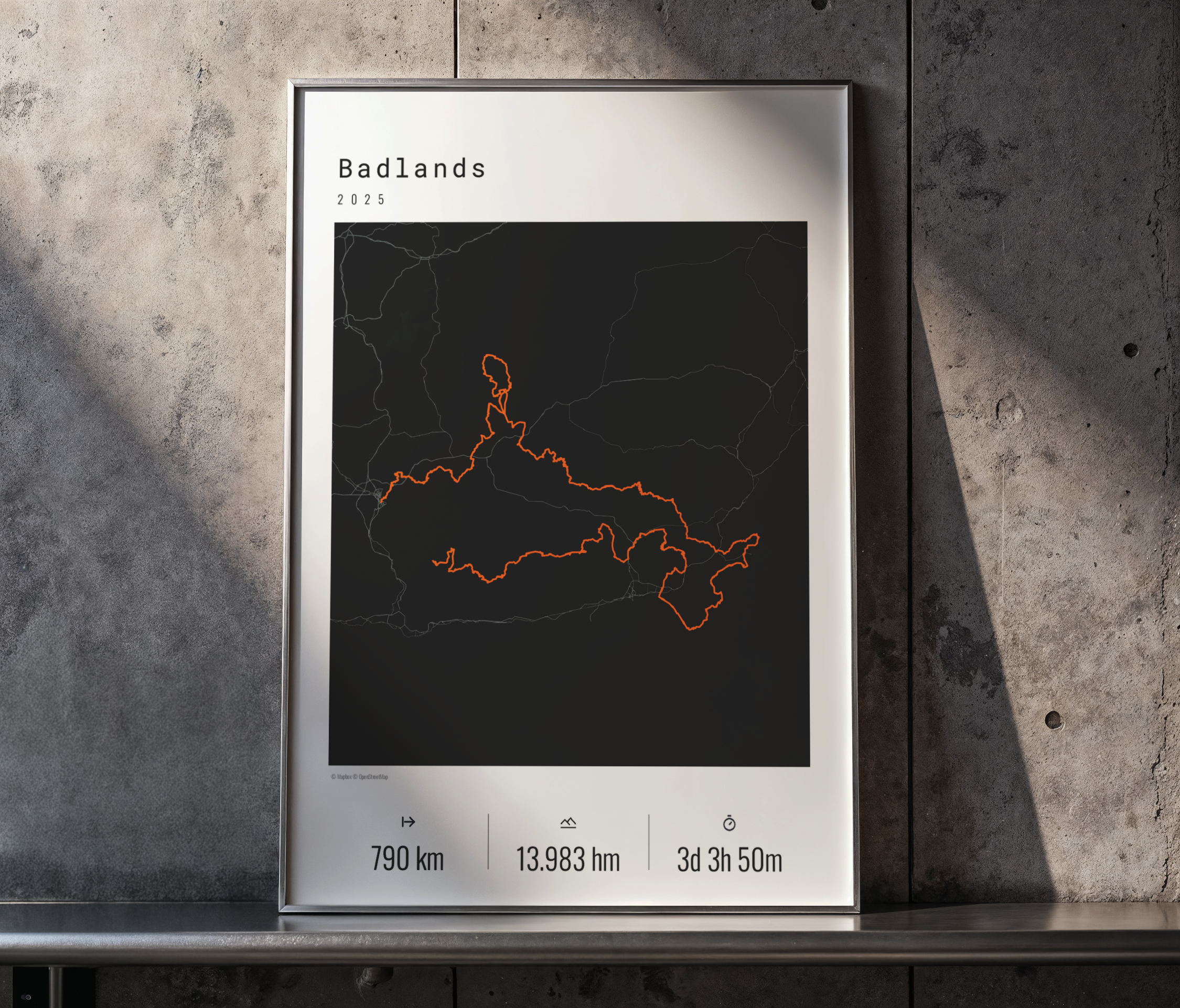 Badlands Gravel Race Poster