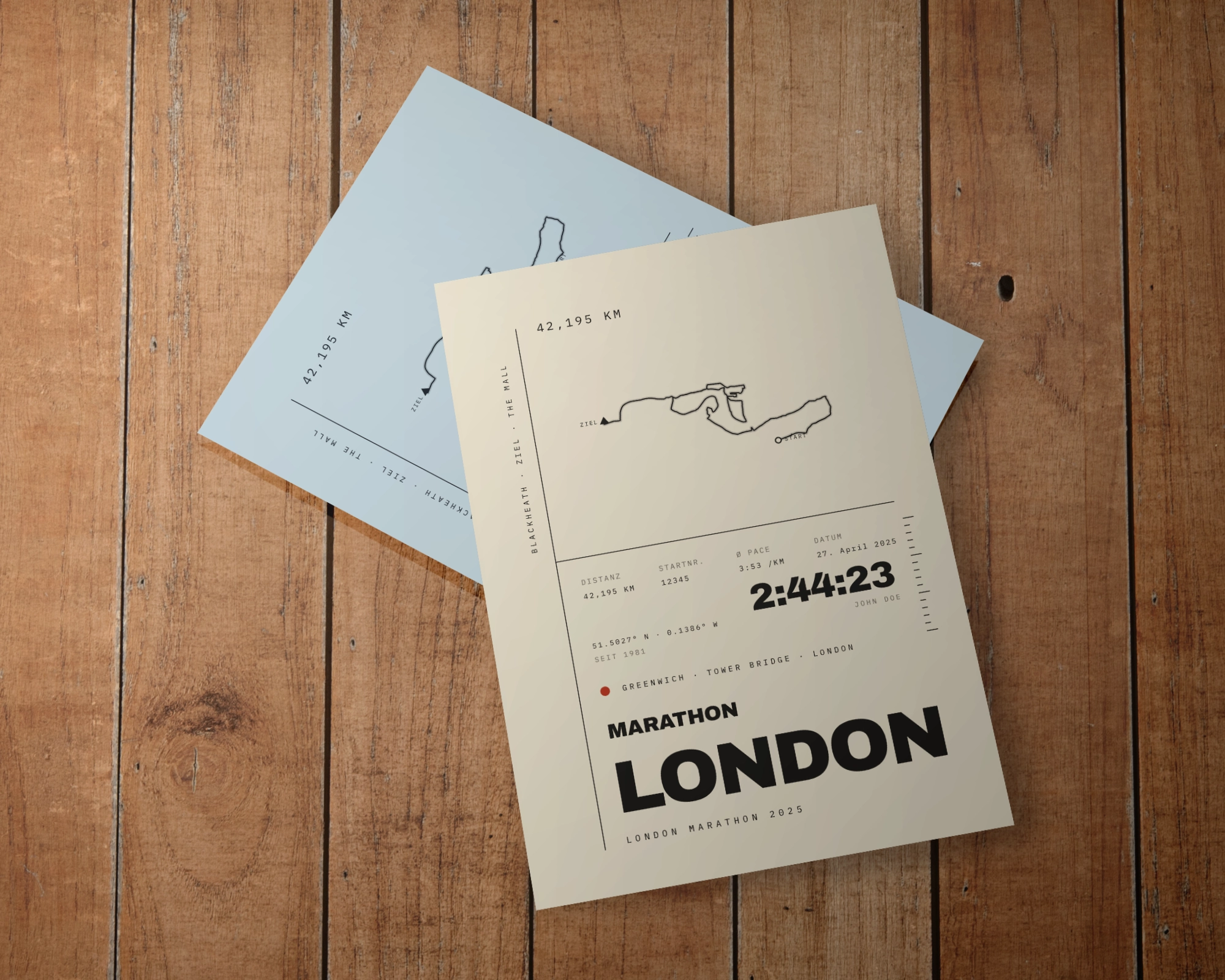 MARATHON LONDON Poster