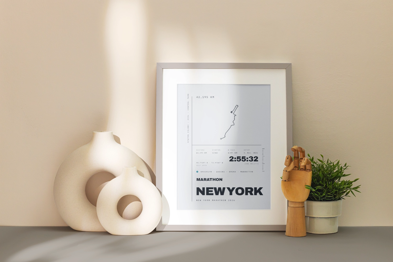 MARATHON NEW YORK Poster Mockup
