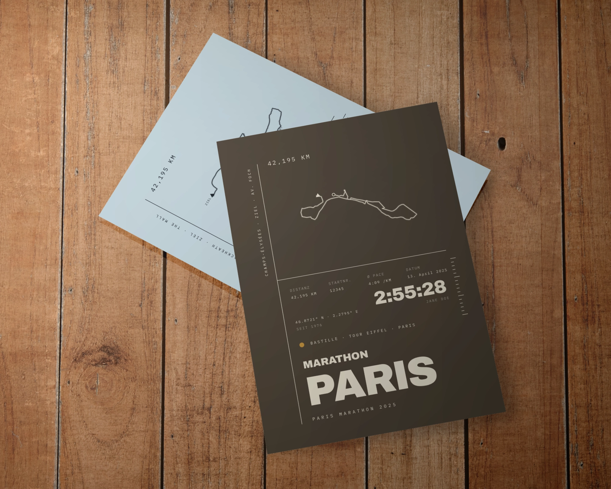 MARATHON PARIS Poster