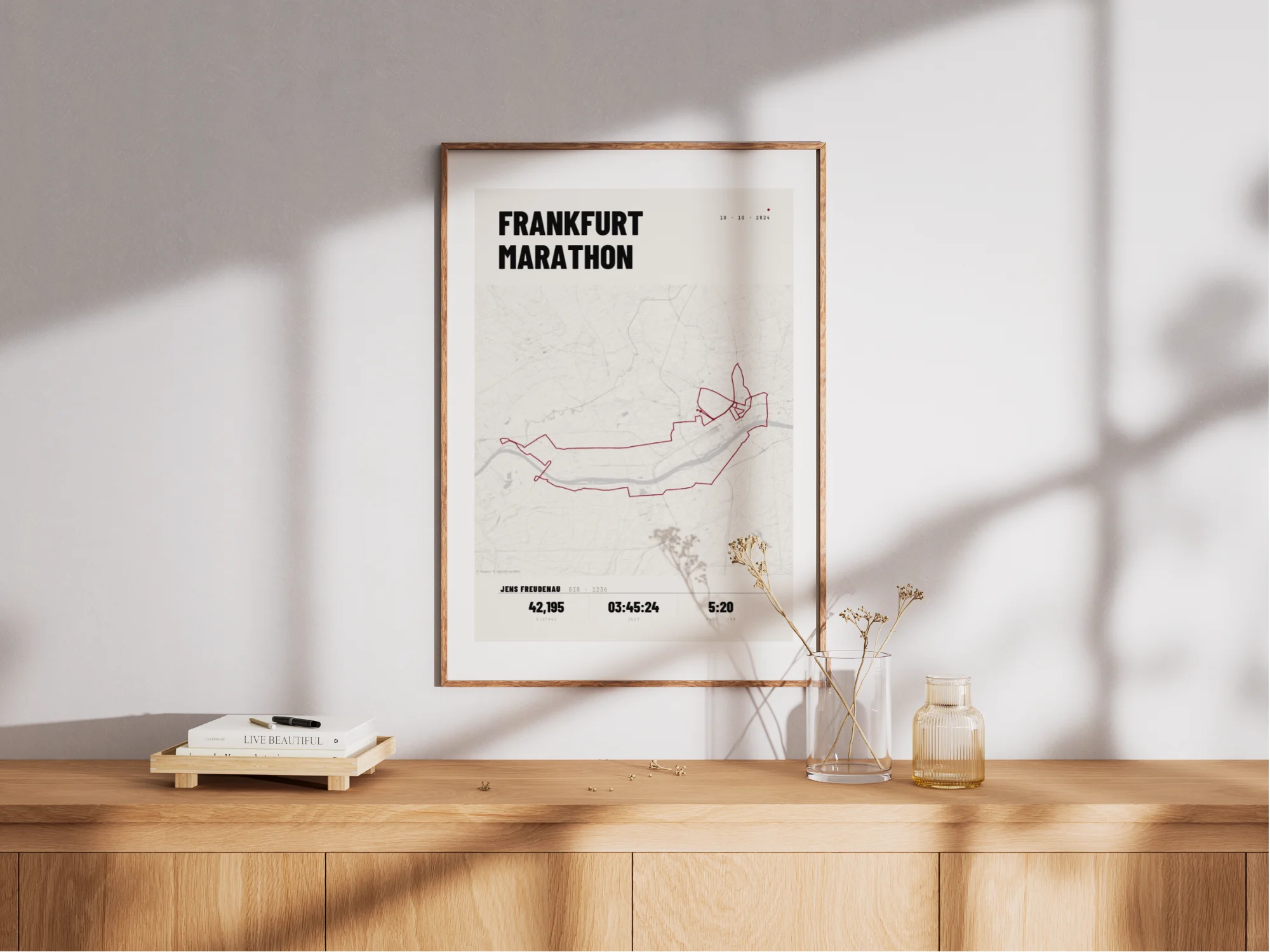 Affiche du Marathon de Francfort Peinture murale
