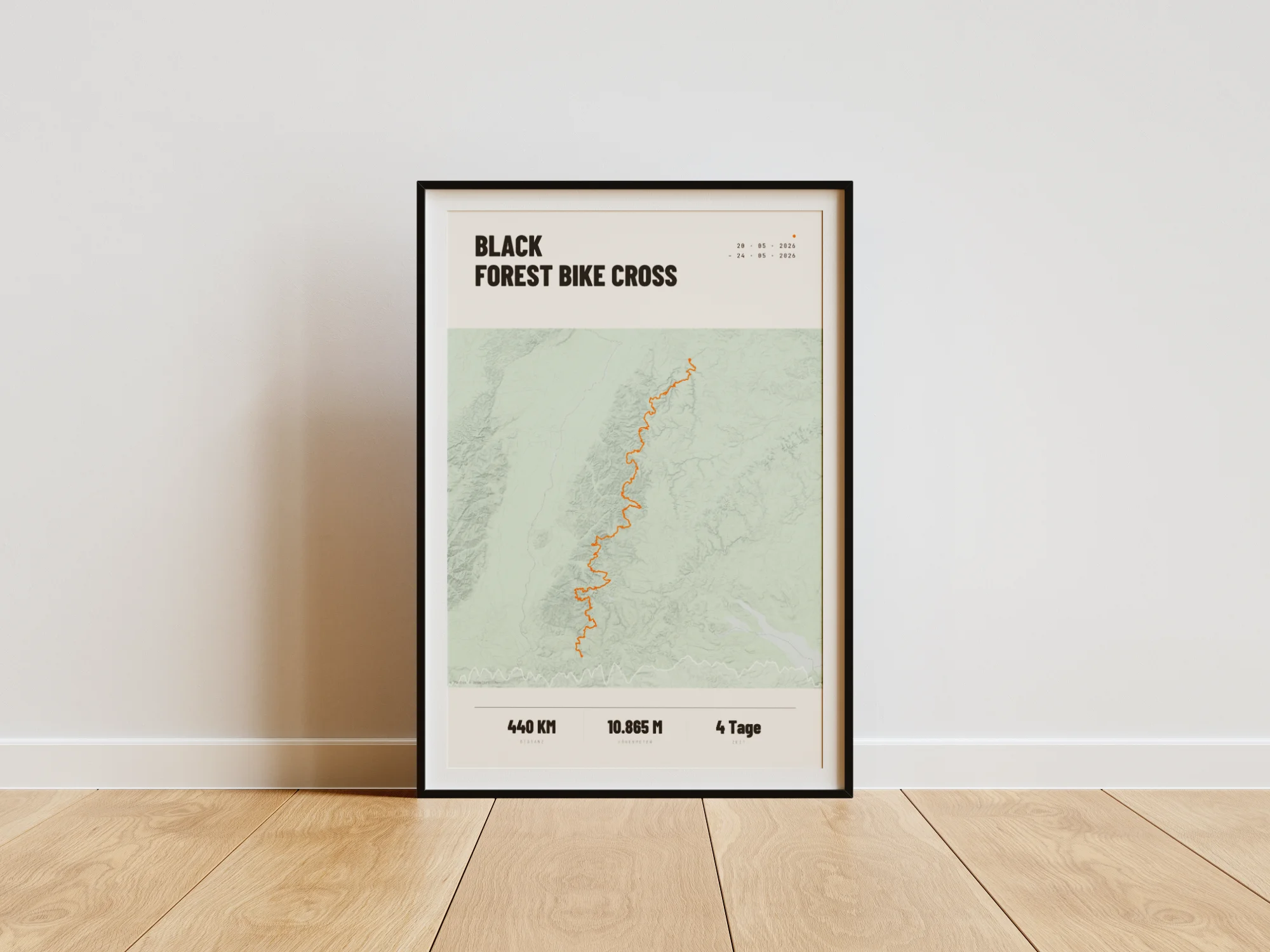 Affiche Gravel encadré dans l'espace