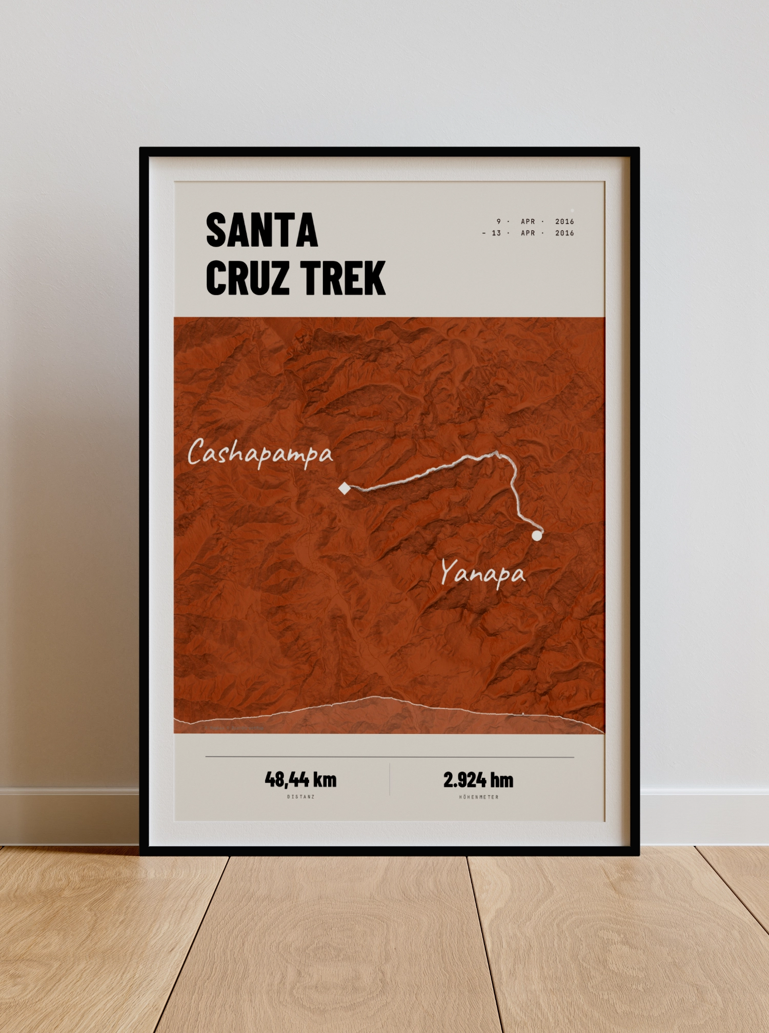 Wanderposter Mockup