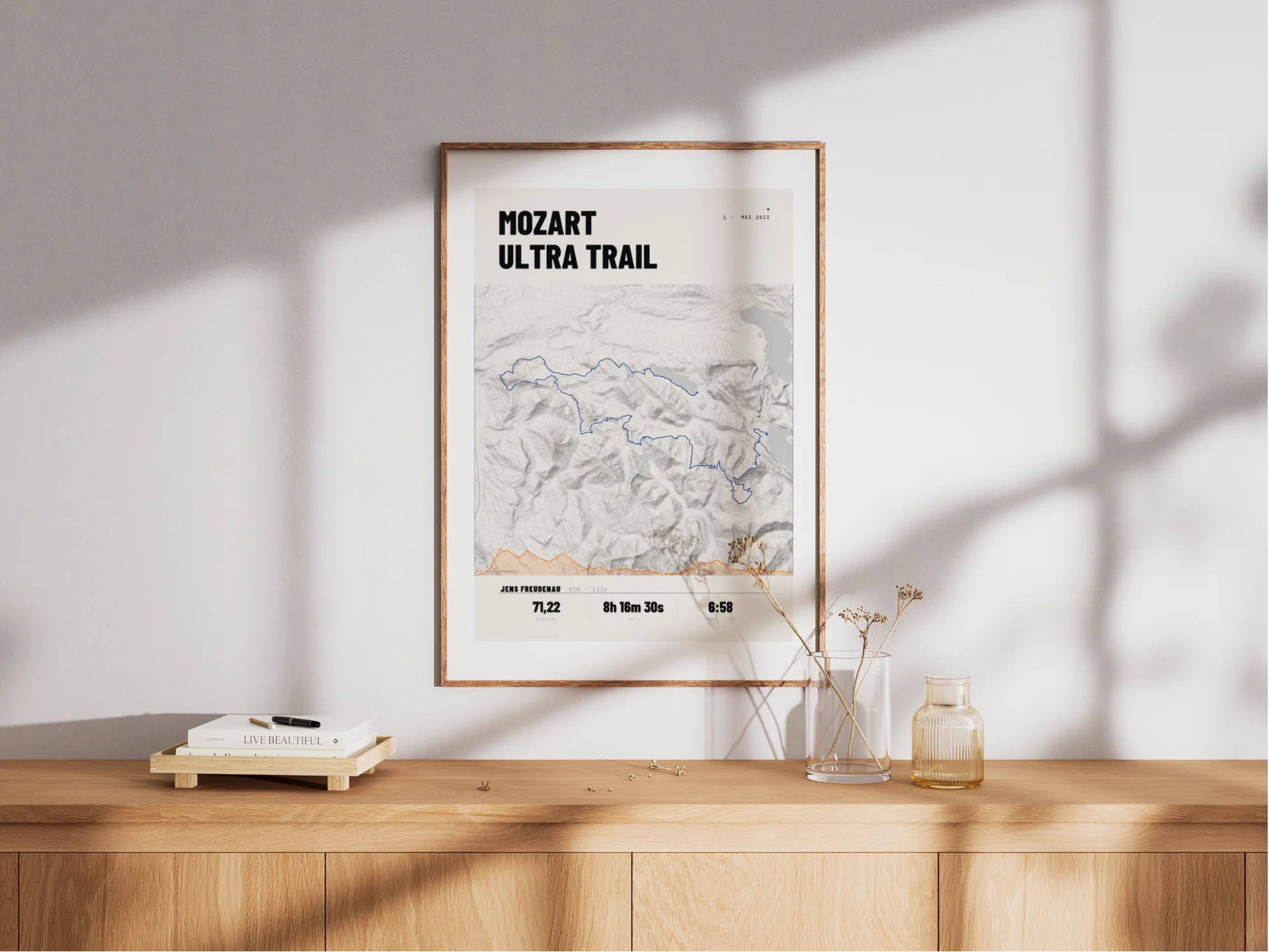 Lauf Poster Wandbild