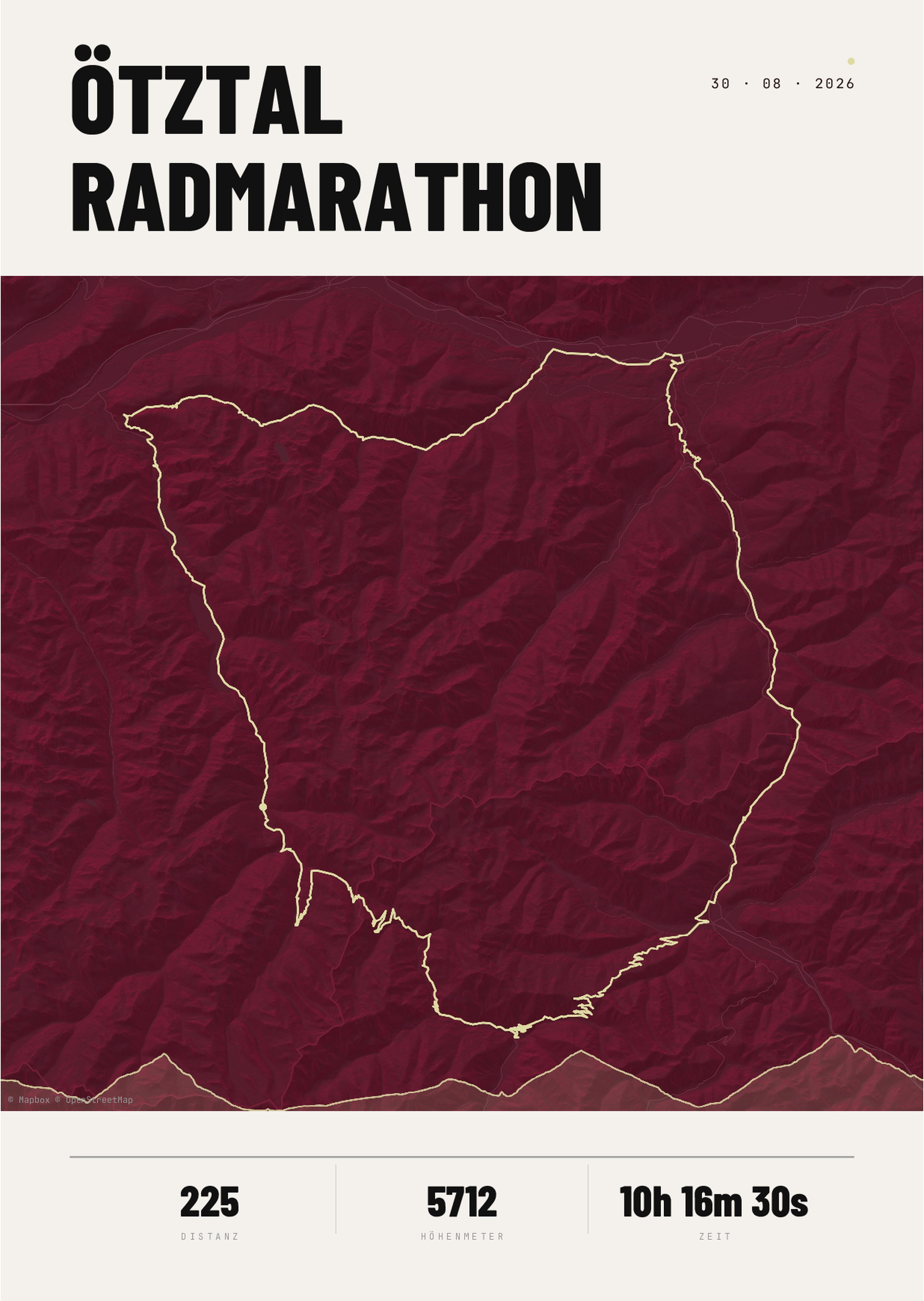 Affiche de l'Ötztal Détails