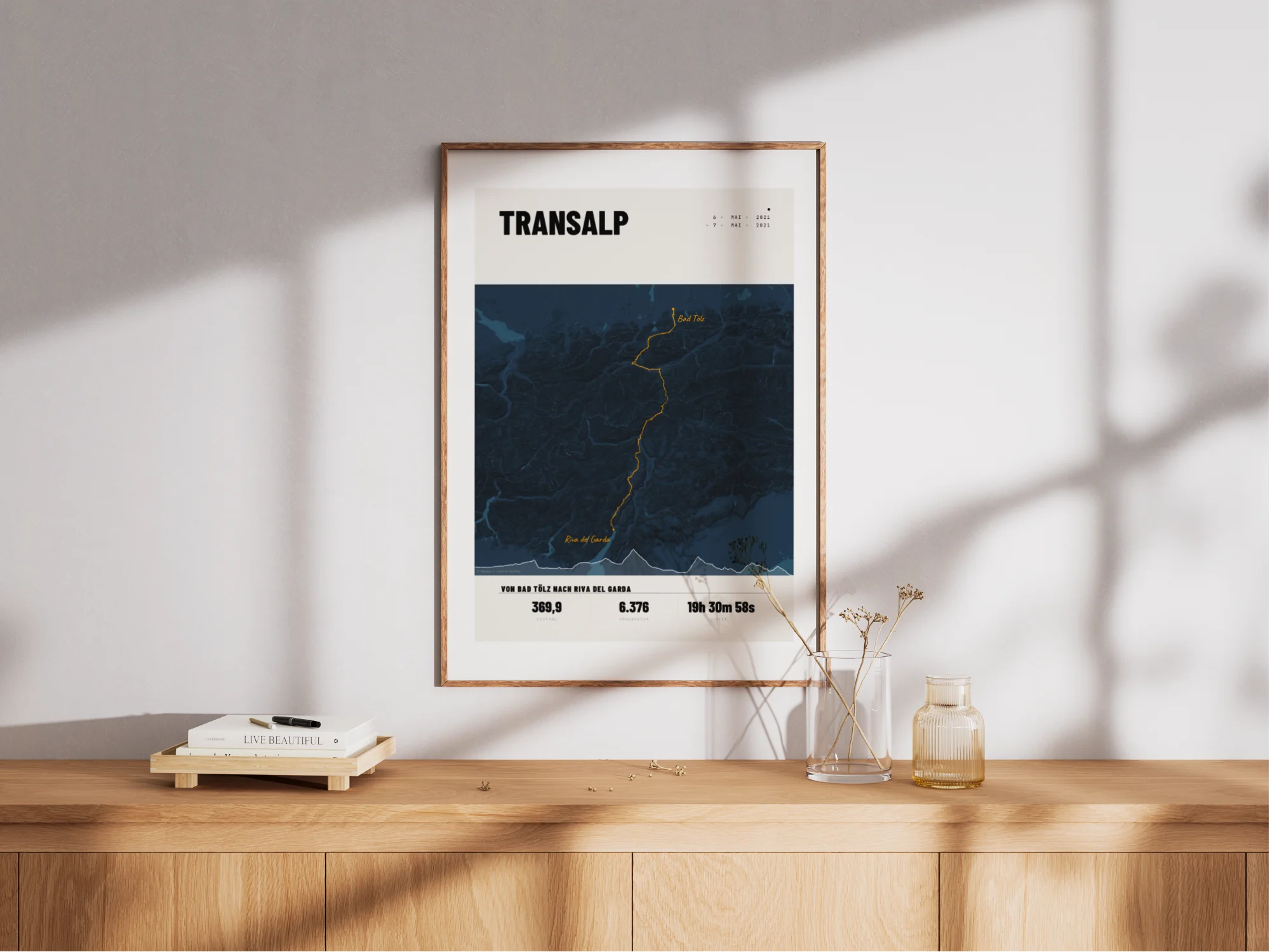 Transalp Poster Wandbild