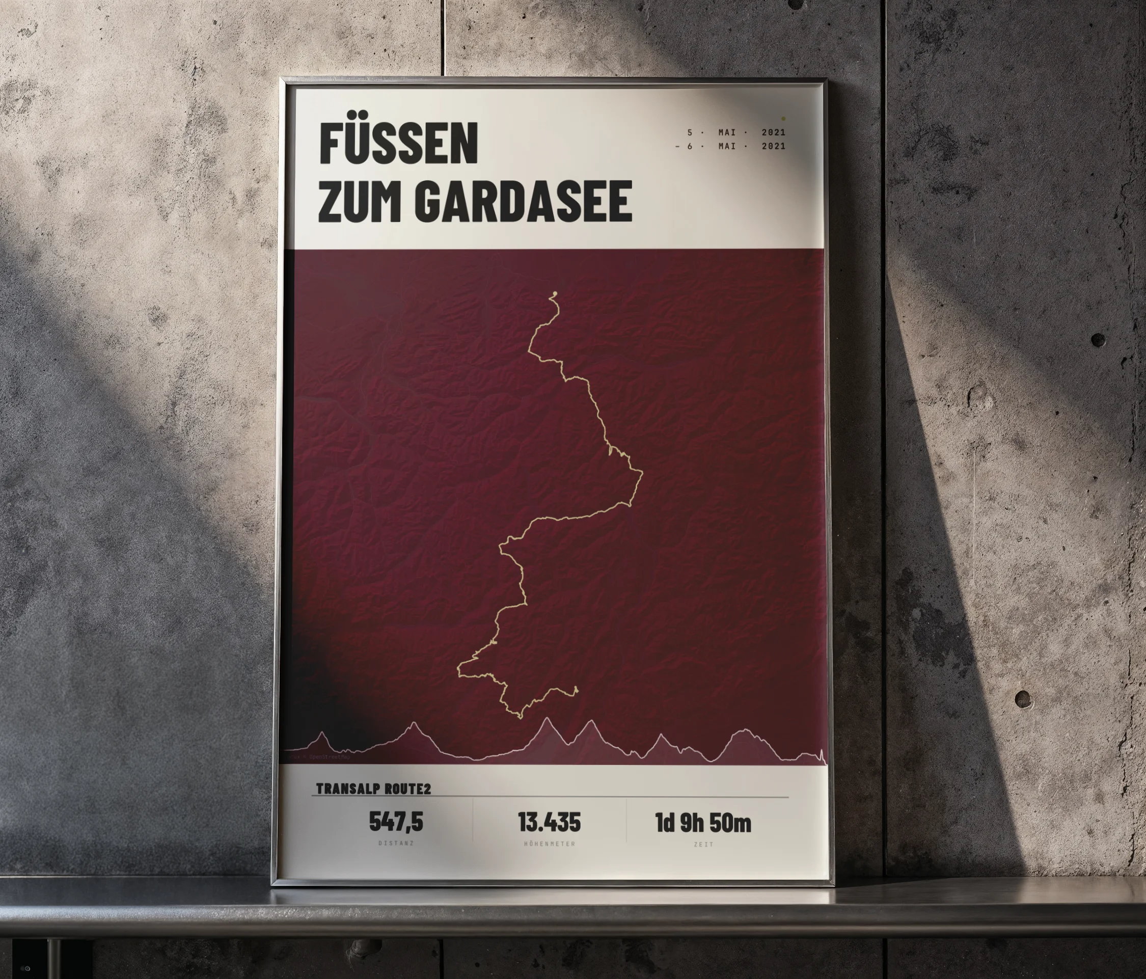 Transalp Poster Mockup