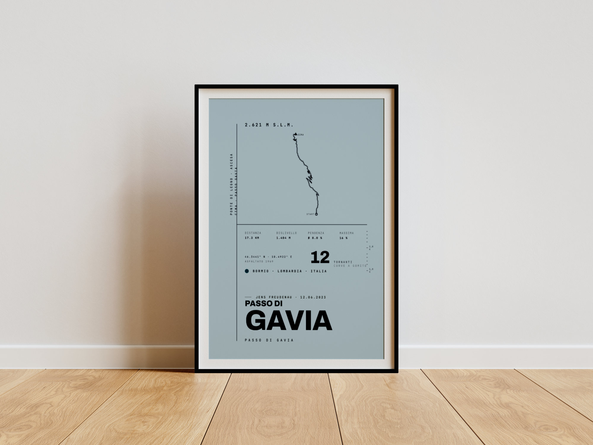 Passo di Gavia Pässe-Poster