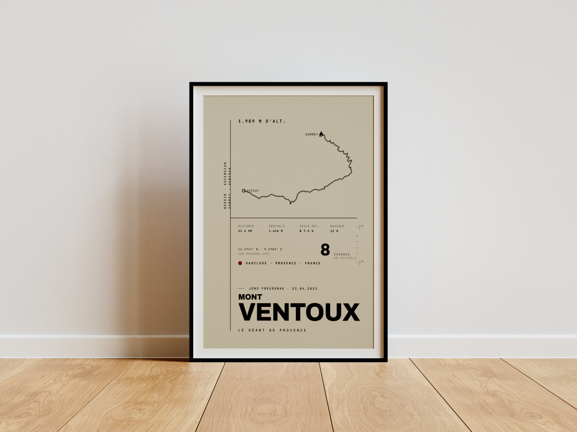 Mont Ventoux Pässe-Poster